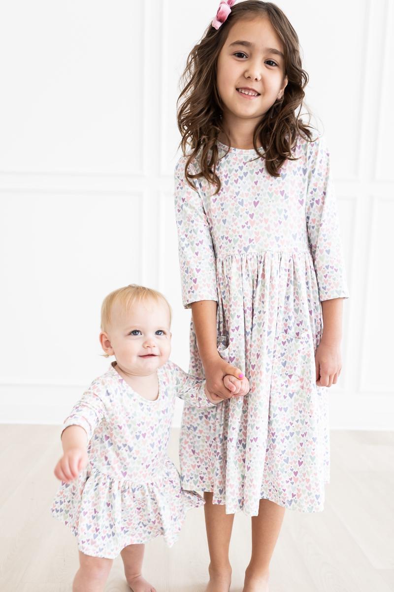 One in a Million 3/4 Sleeve Pocket Twirl Dress - Bexa Boutique