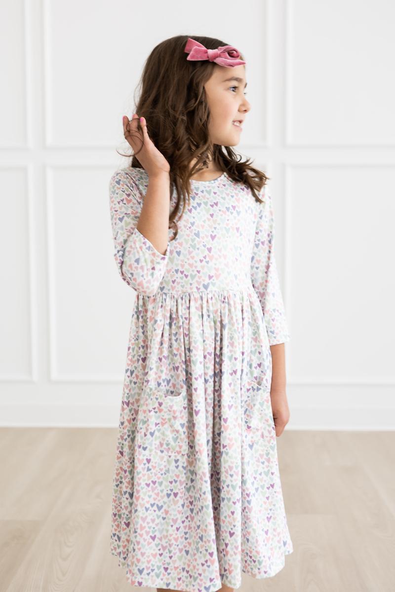 One in a Million 3/4 Sleeve Pocket Twirl Dress - Bexa Boutique