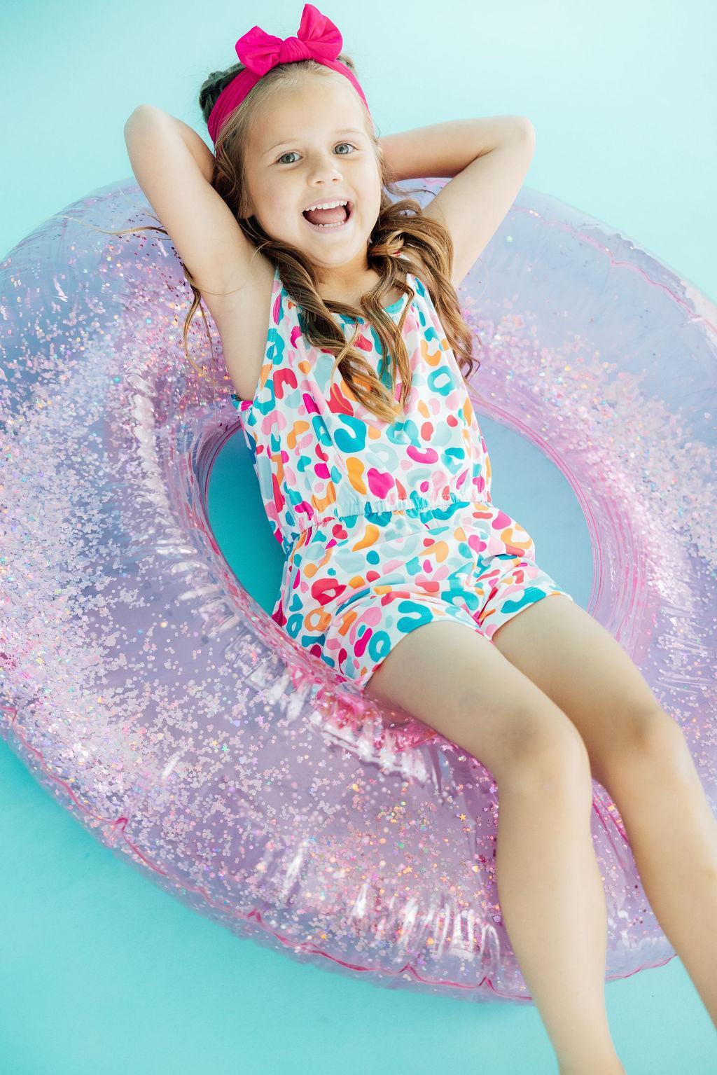 Wild Child Strappy Play Romper - Bexa Boutique