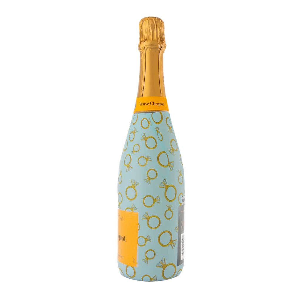 Beau Bottles Blue Engagement Ring - Champagne Collection - Bexa Boutique