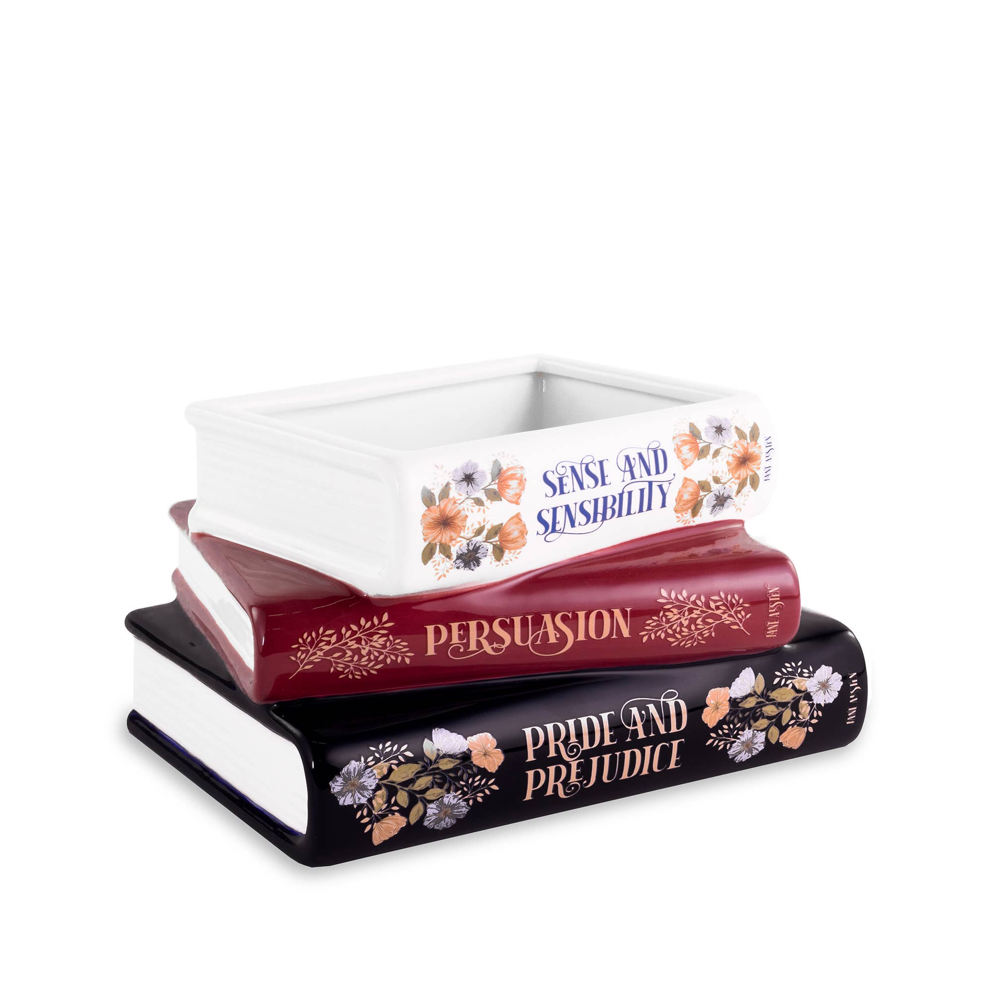Stacked Books Planter, Jane Austen - Bexa Boutique