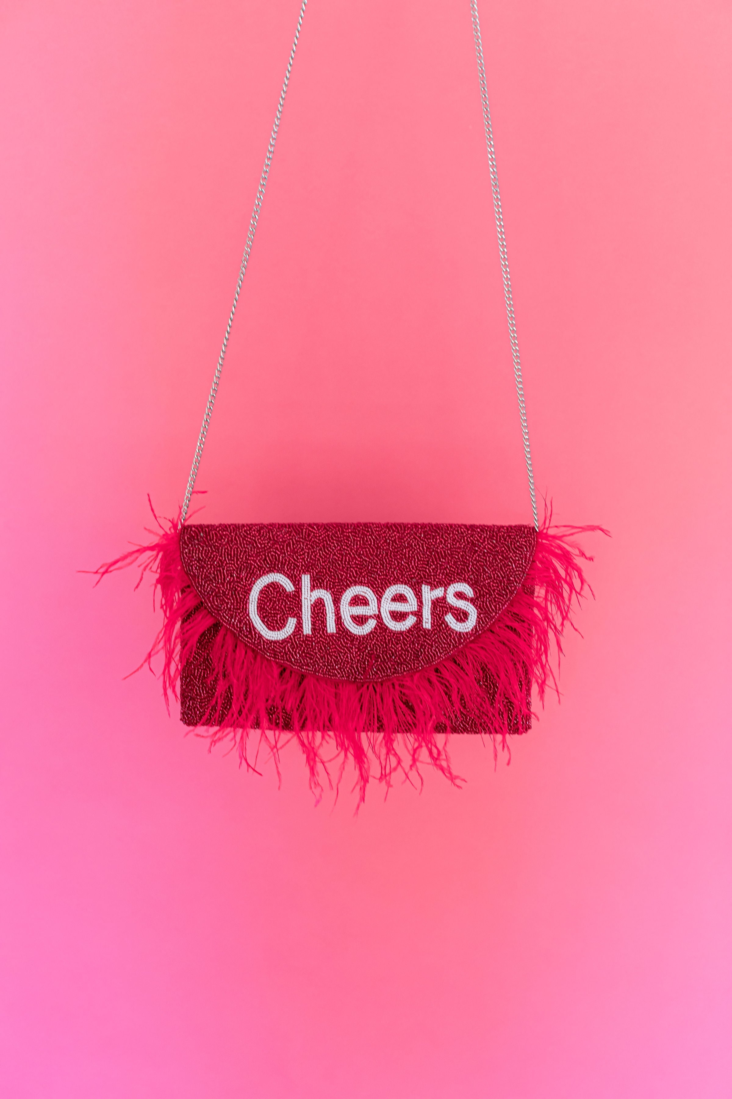 Cheers Feather Bag - Bexa Boutique