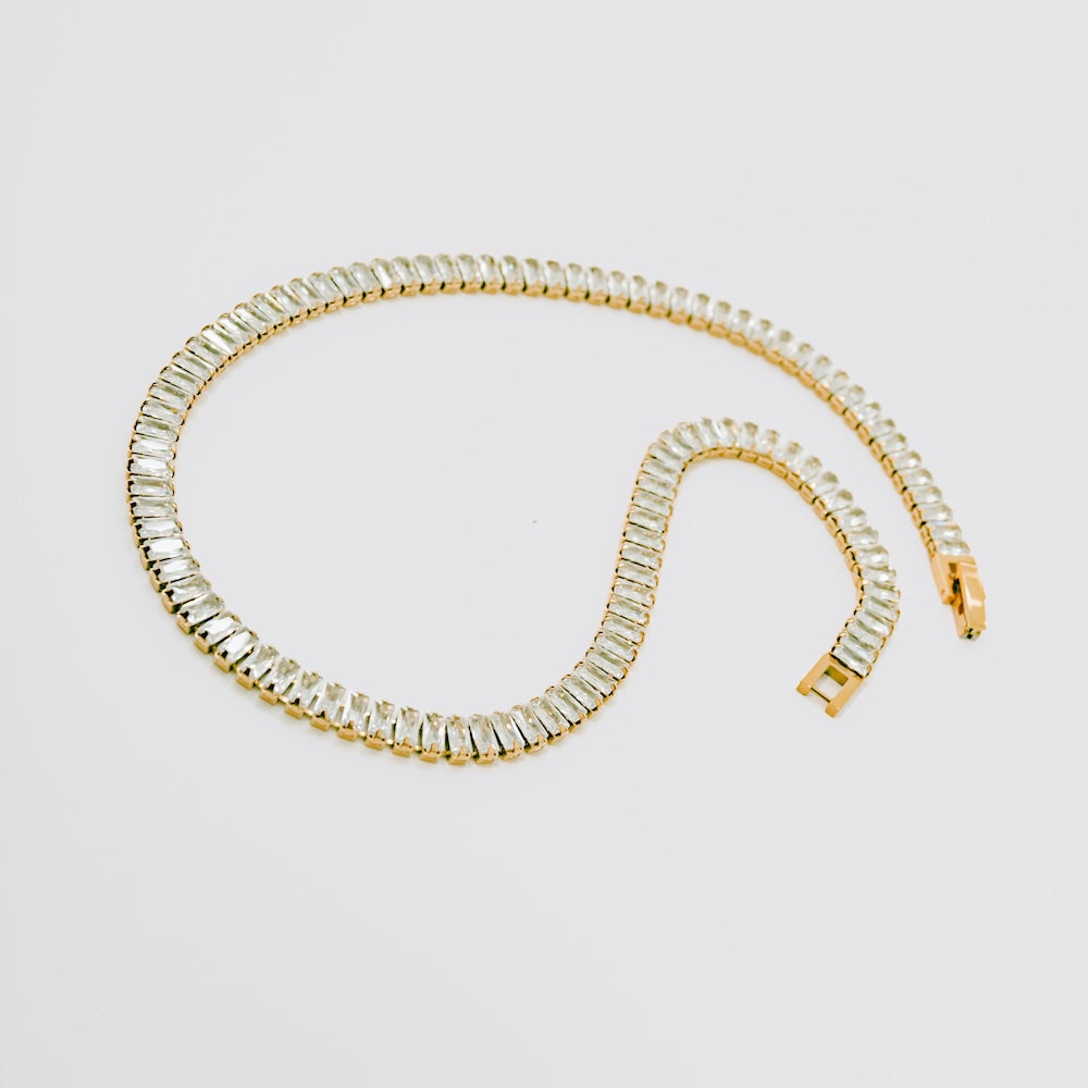 Dazed In Diamonds Choker Necklace - WATERPROOF - Bexa Boutique