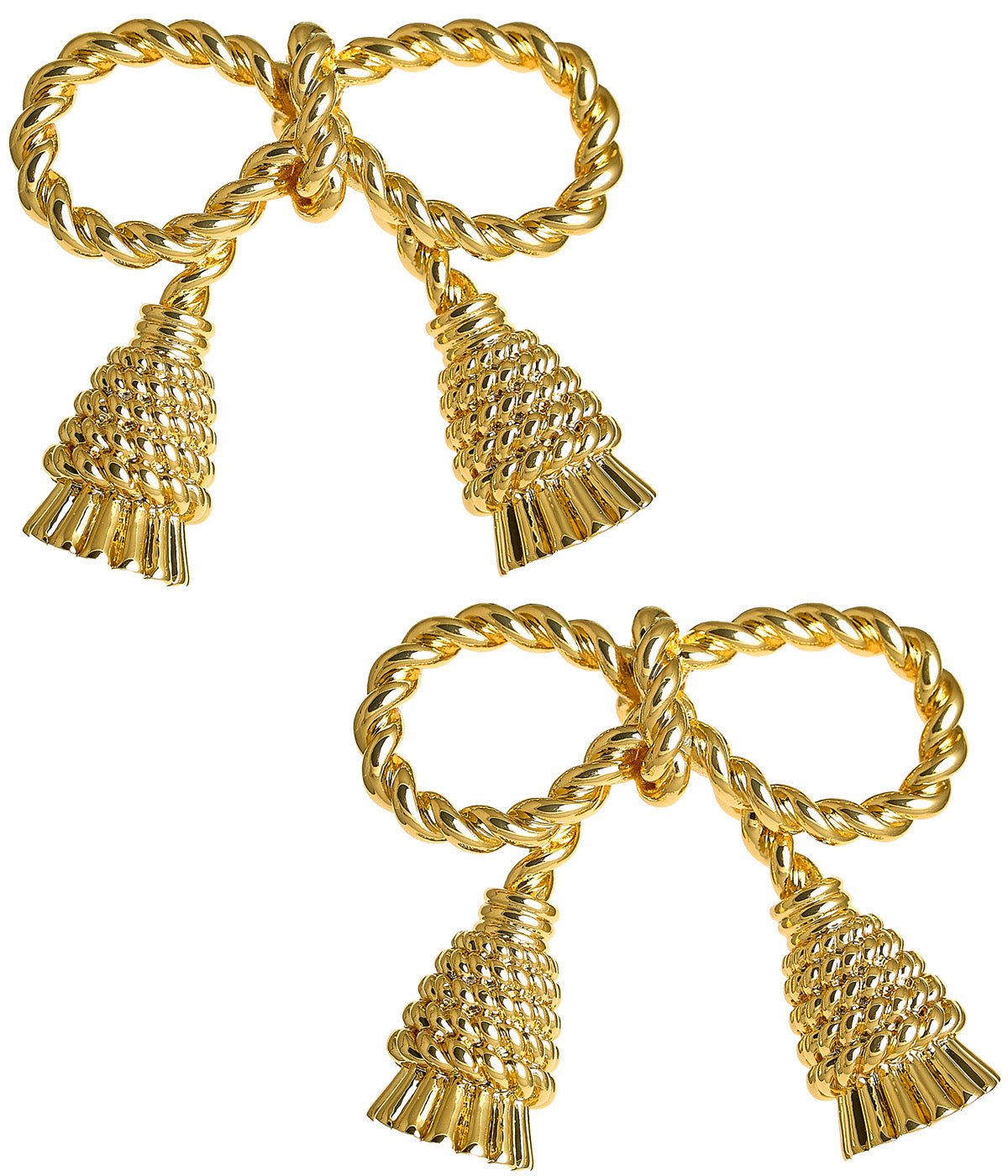 Delaney Tassel Stud Earring - 18k Gold Plated - Bexa Boutique