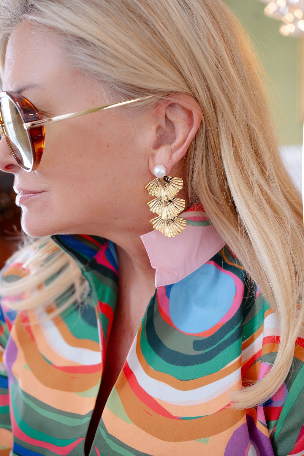 Delilah Fan Earring - Bexa Boutique