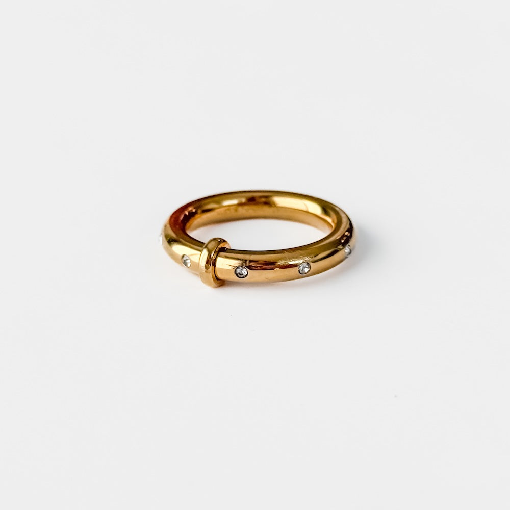 Diamond Studded Ring - WATERPROOF - Bexa Boutique