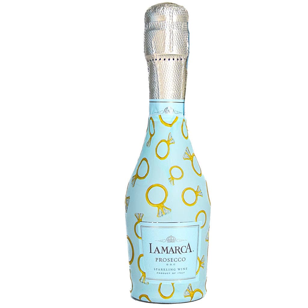 Beau Bottles Blue Engagement Ring - MINI Prosecco Collection - Six Pack - Bexa Boutique
