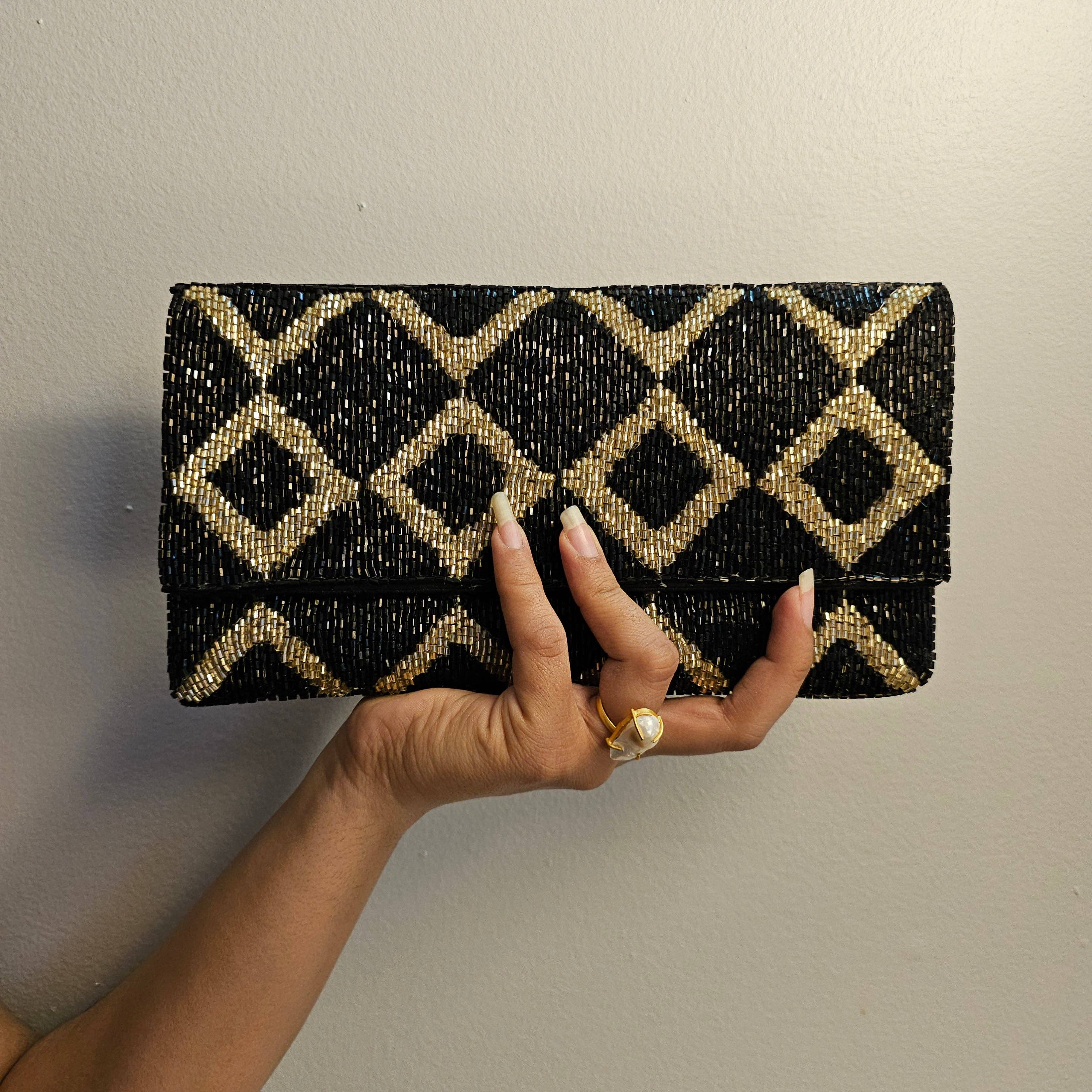 Midnight Glamour Clutch - Bexa Boutique