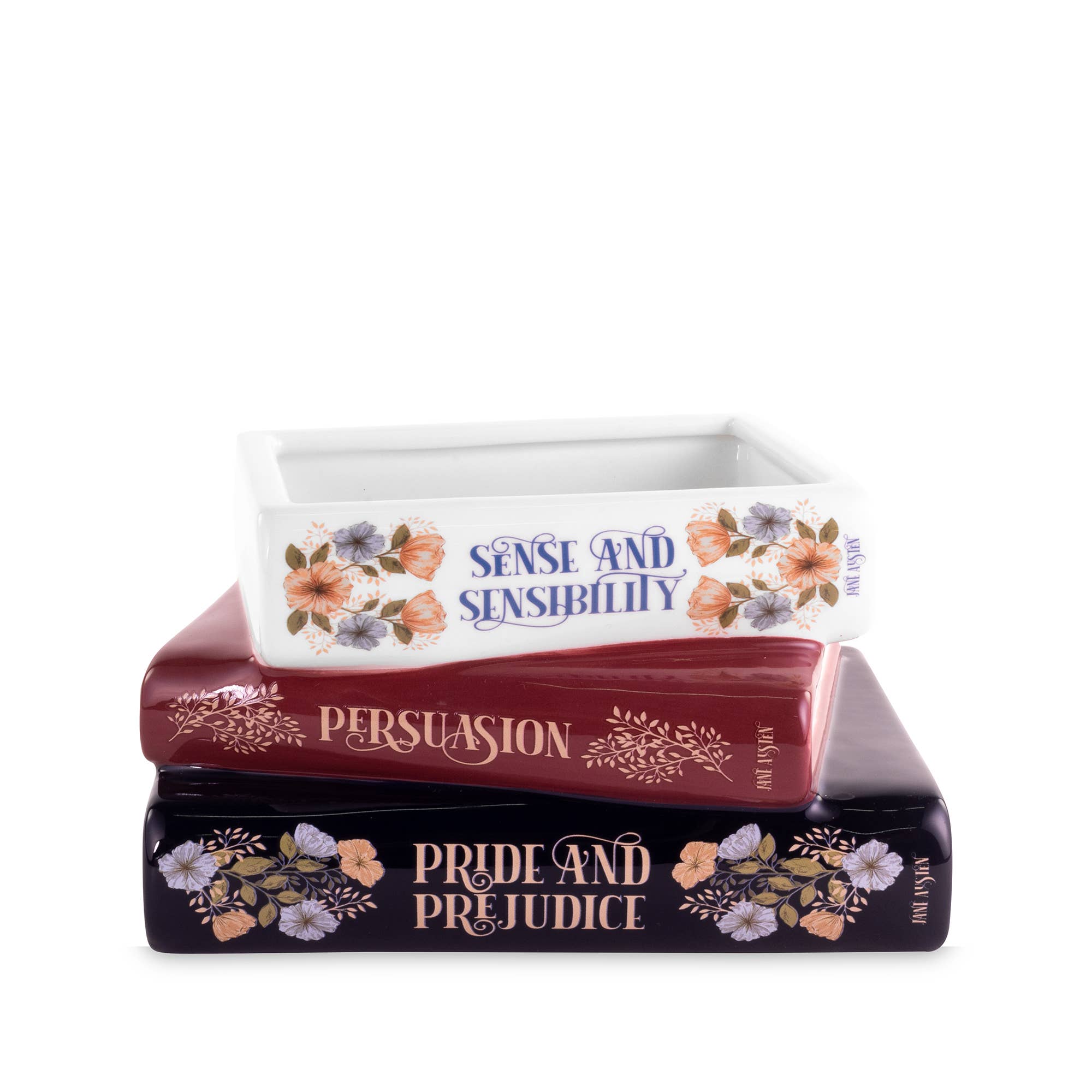 Stacked Books Planter, Jane Austen - Bexa Boutique