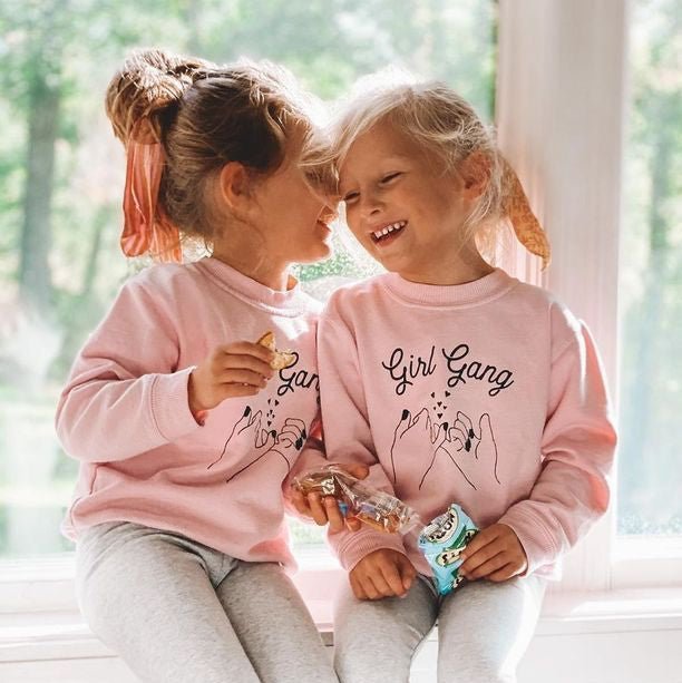 Girl Gang Sweatshirt in Pink - pink - Bexa Boutique