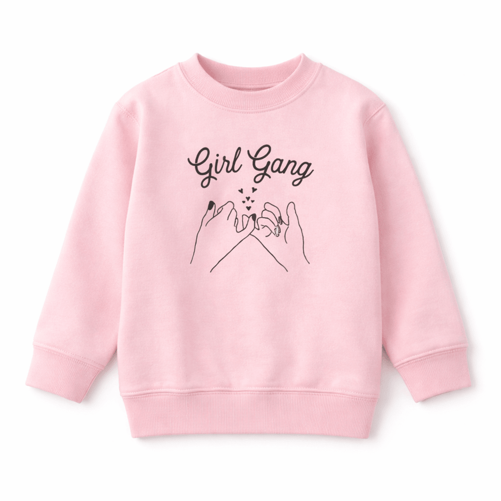 Girl Gang Sweatshirt in Pink - pink - Bexa Boutique