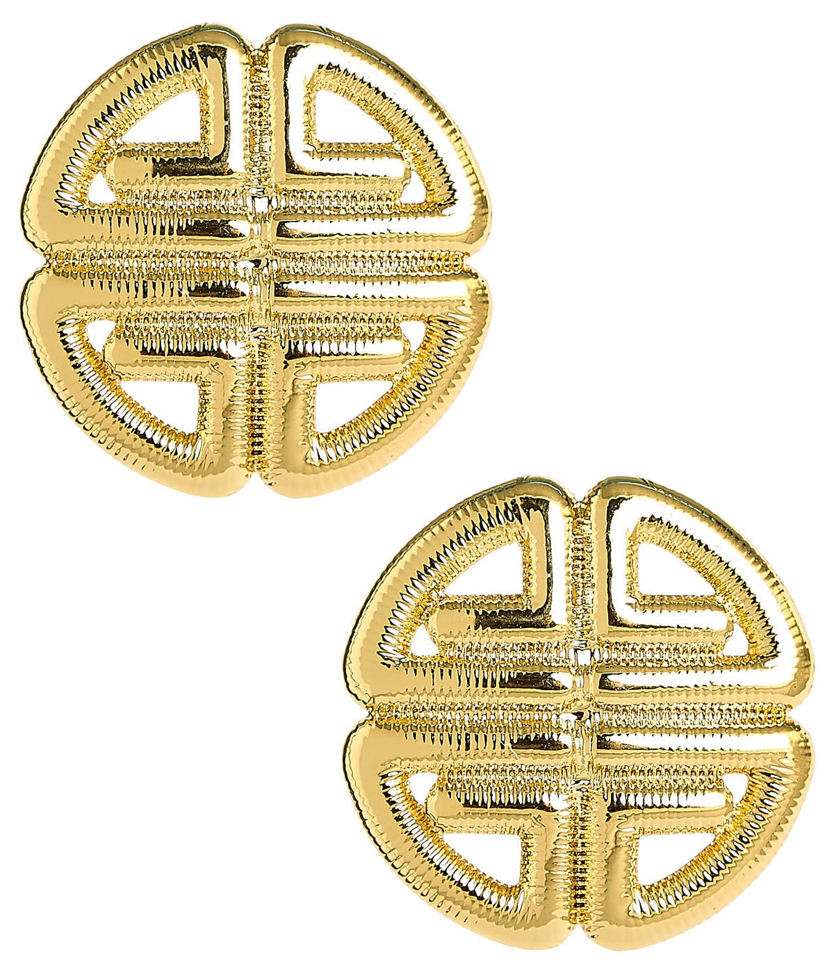 Greek Gold Key Stud - Earrings - Bexa Boutique