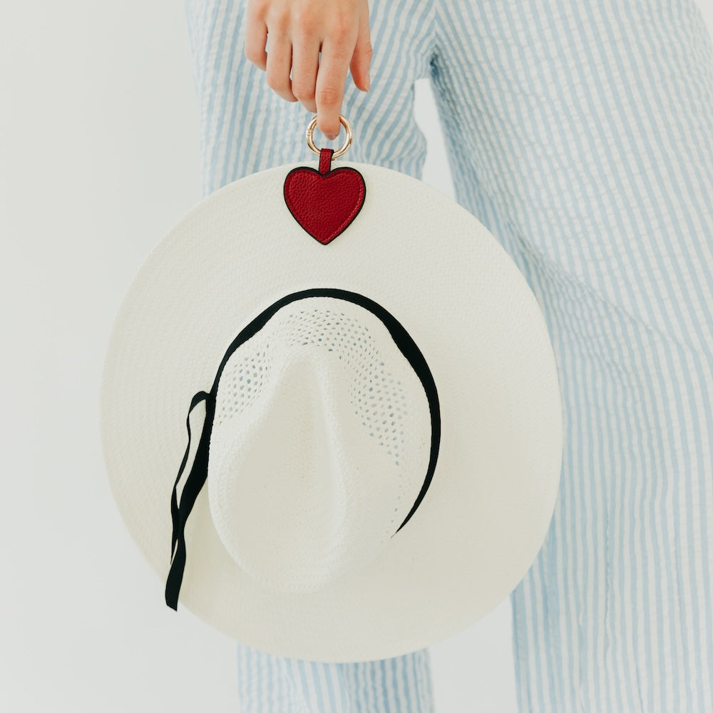 Heidi Heart Magnetic Hat Carry Clip - Black - Bexa Boutique
