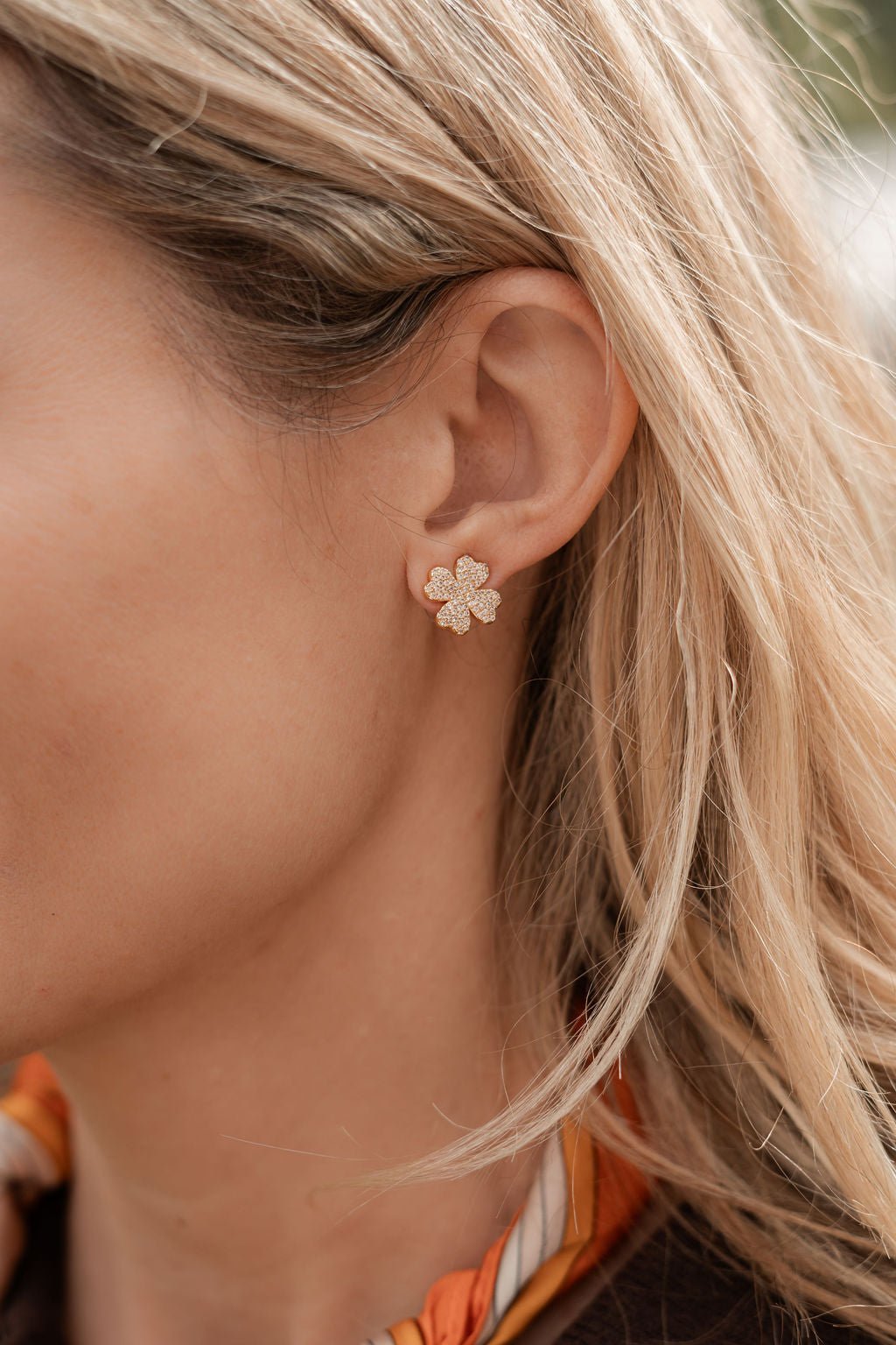 Kay Earring - Pearl Gold - Bexa Boutique