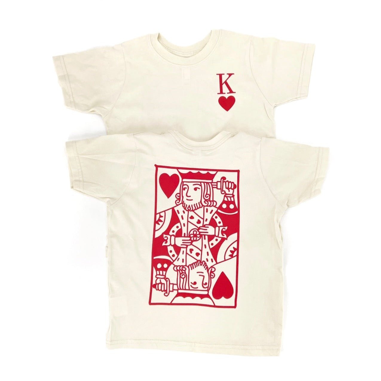 King of hearts boys valentine tee - Bexa Boutique
