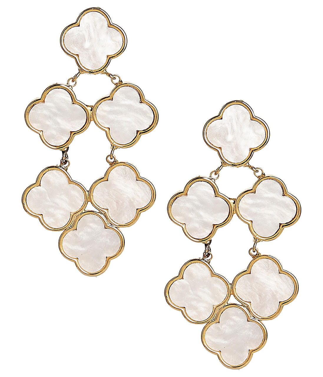 Camilla - Mother of Pearl - Statement Earring - Bexa Boutique
