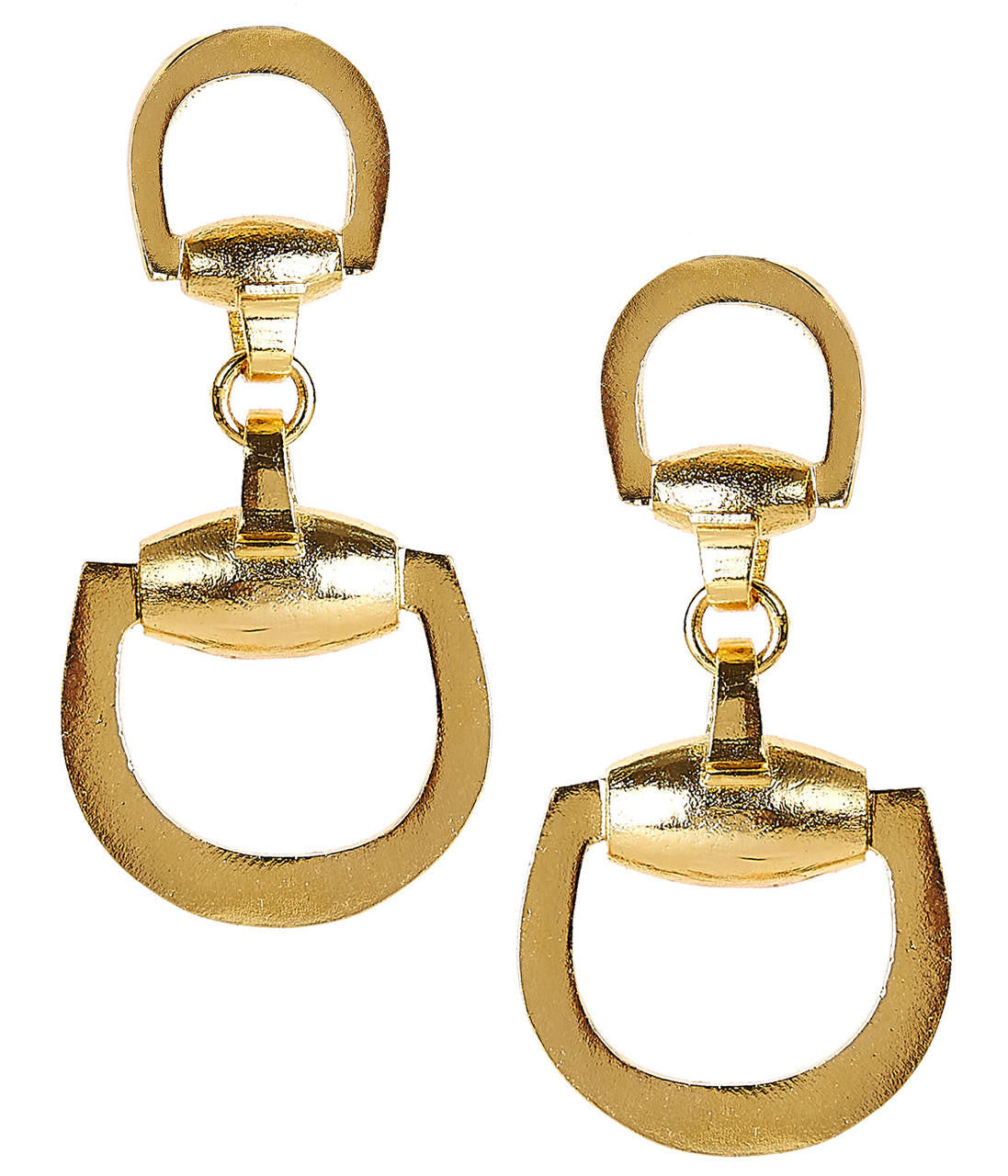 Horsebit - Gold Earrings - Bexa Boutique