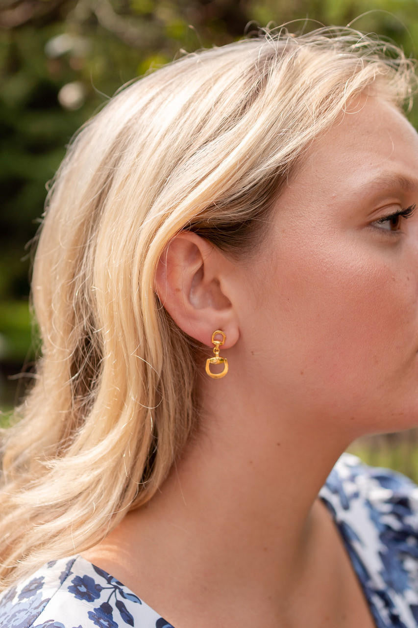 Mini Horsebit - Gold Earring - Bexa Boutique