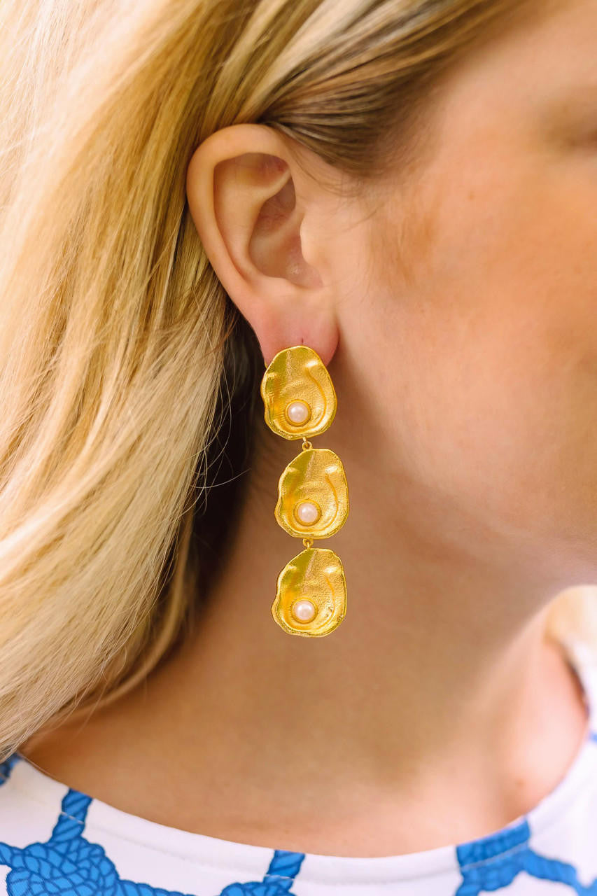 Oyster Triple - Earring - Bexa Boutique