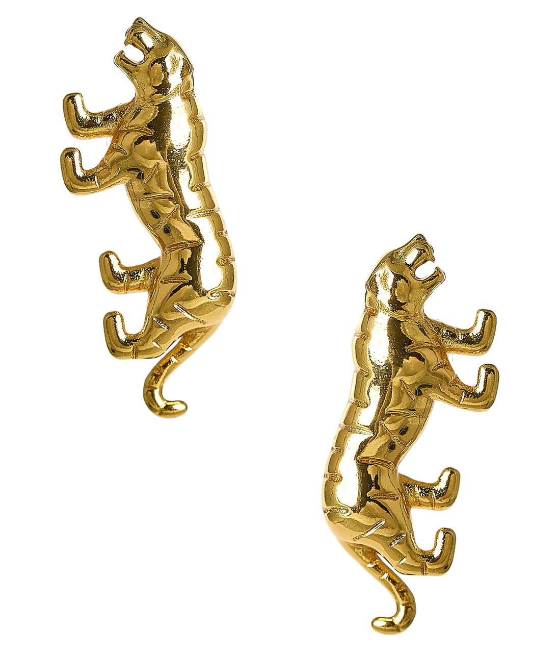 Gold Tiger - Stud Earring - Bexa Boutique