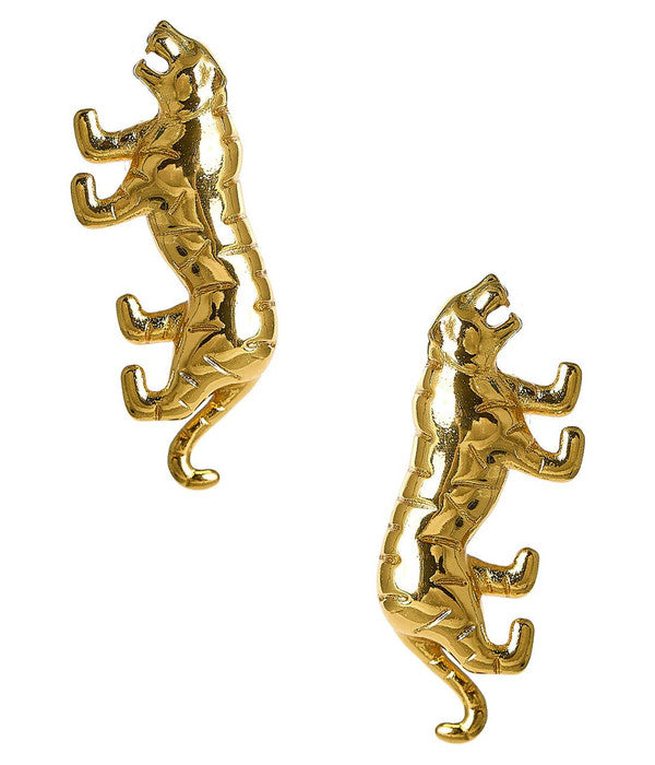 Gold Tiger - Stud Earring - Bexa Boutique