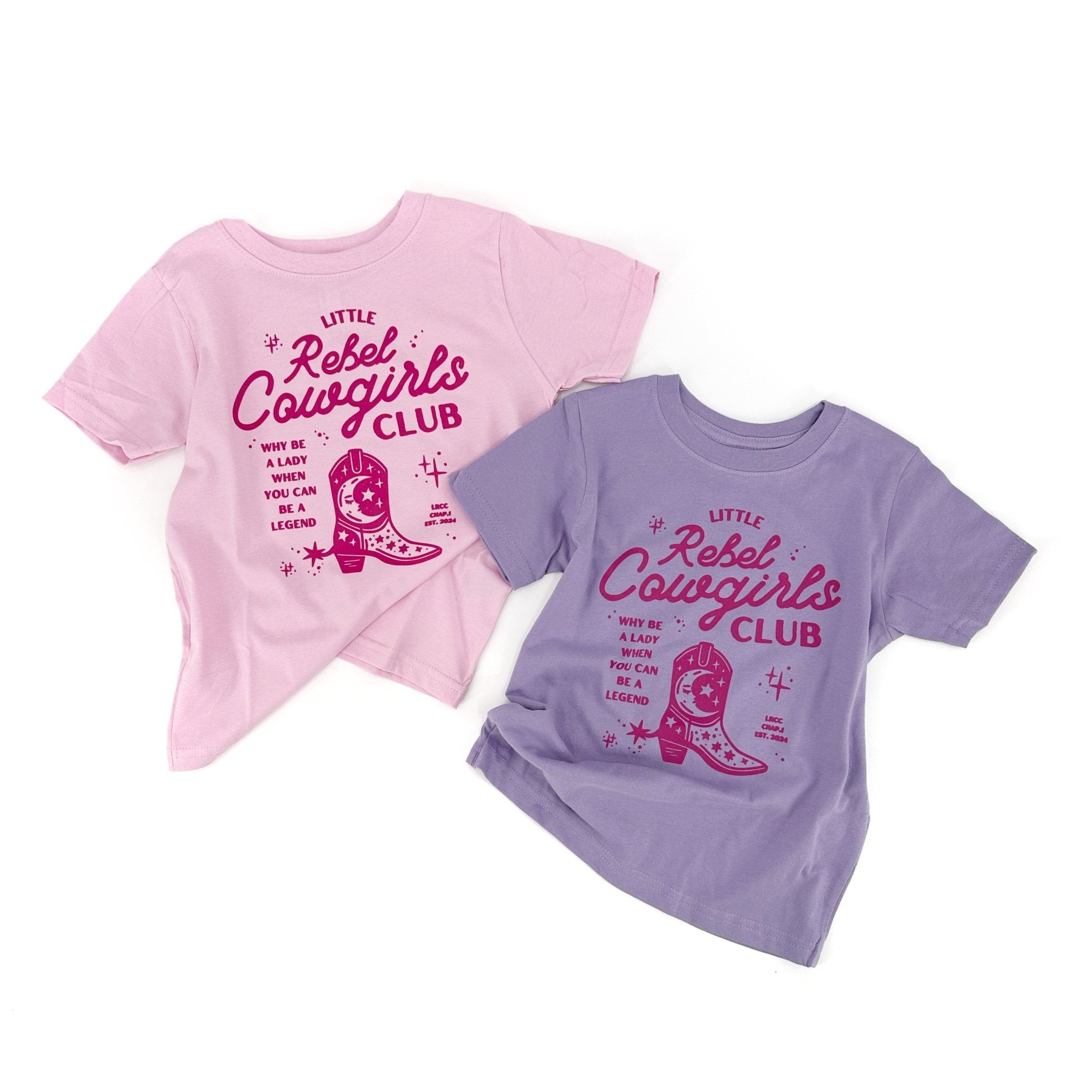 Little Rebel Cowgirls Club - Pink - Bexa Boutique