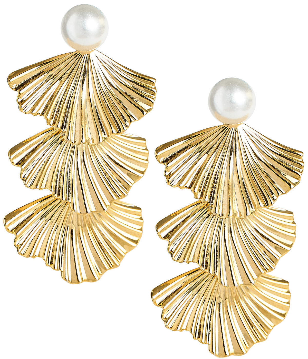 Delilah Fan Earring - Bexa Boutique