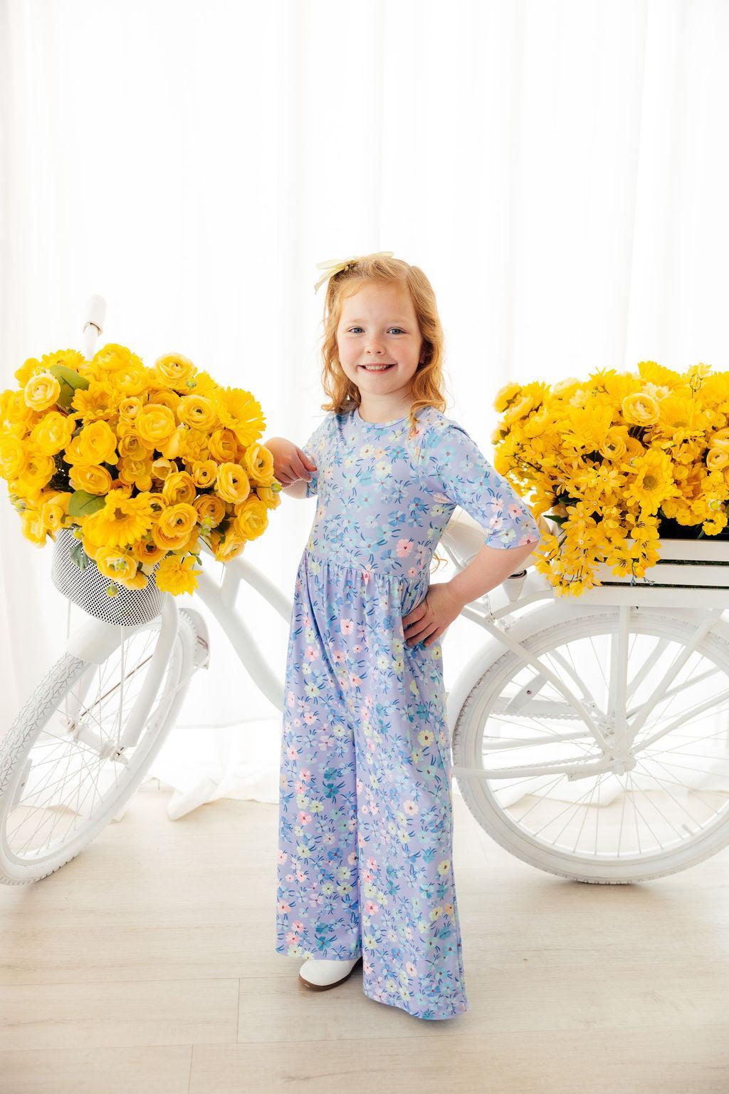 Petal Party Wide Leg Jumpsuit - Bexa Boutique