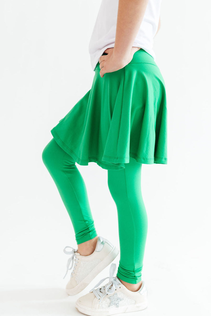 Kelly Green Twirl Skegging - Bexa Boutique