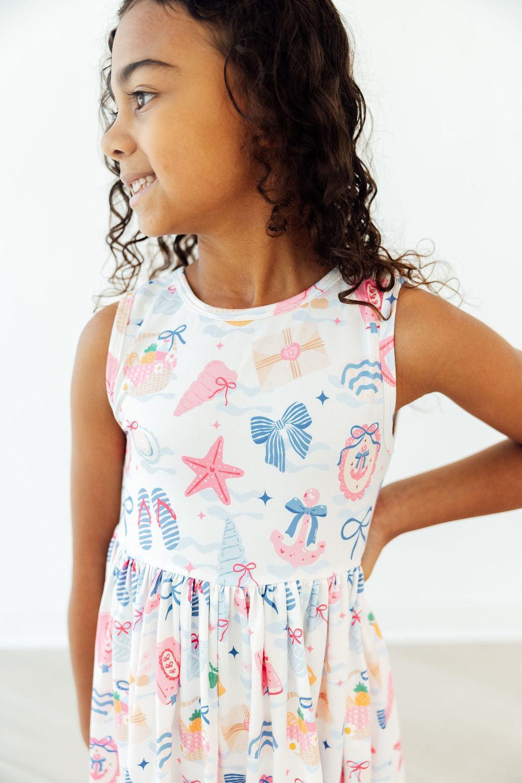 Seaside Sweetheart Tank Twirl Dress - Bexa Boutique
