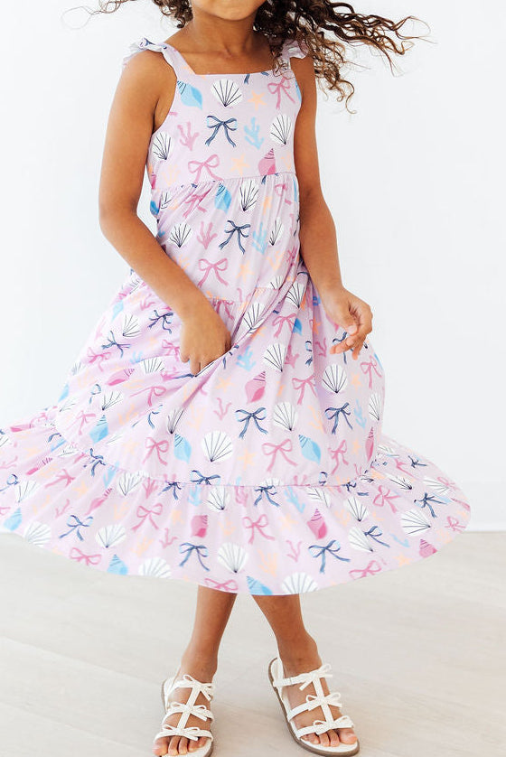 Beachside Bows Ruffle Maxi Dress - Bexa Boutique