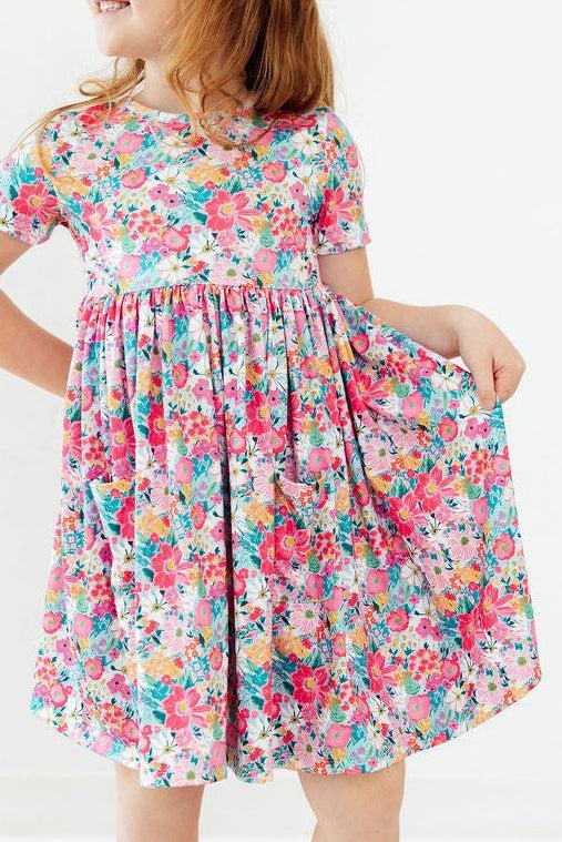 Petal Promises S/S Pocket Twirl Dress - Bexa Boutique