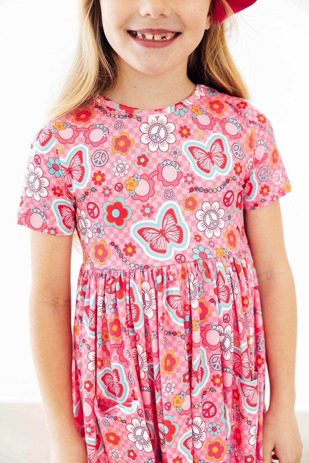 Hippie Sissy S/S Pocket Twirl Dress - Bexa Boutique