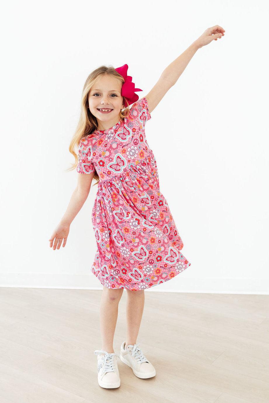 Hippie Sissy S/S Pocket Twirl Dress - Bexa Boutique