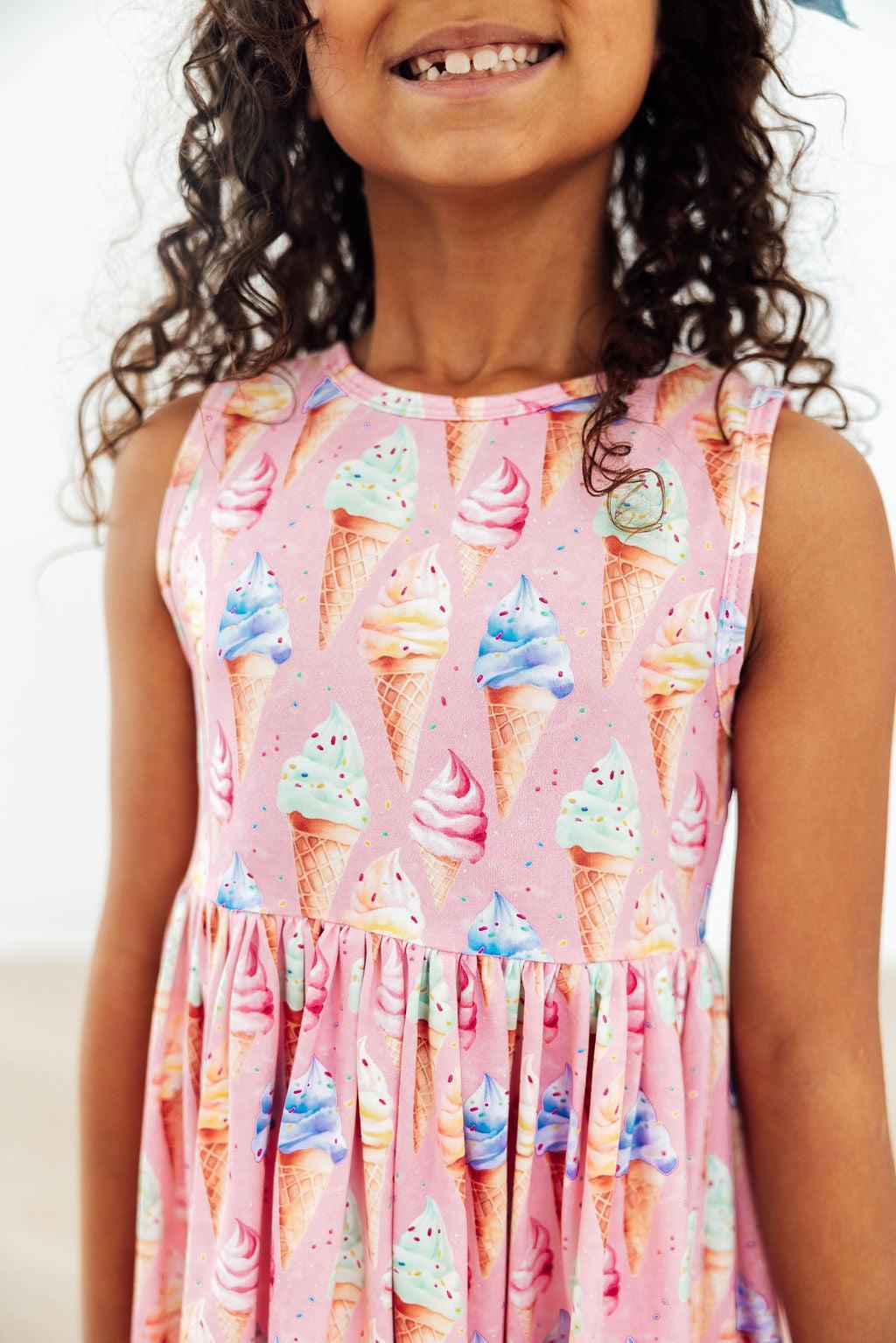 Ice Cream Dreams Tank Twirl Dress - Bexa Boutique