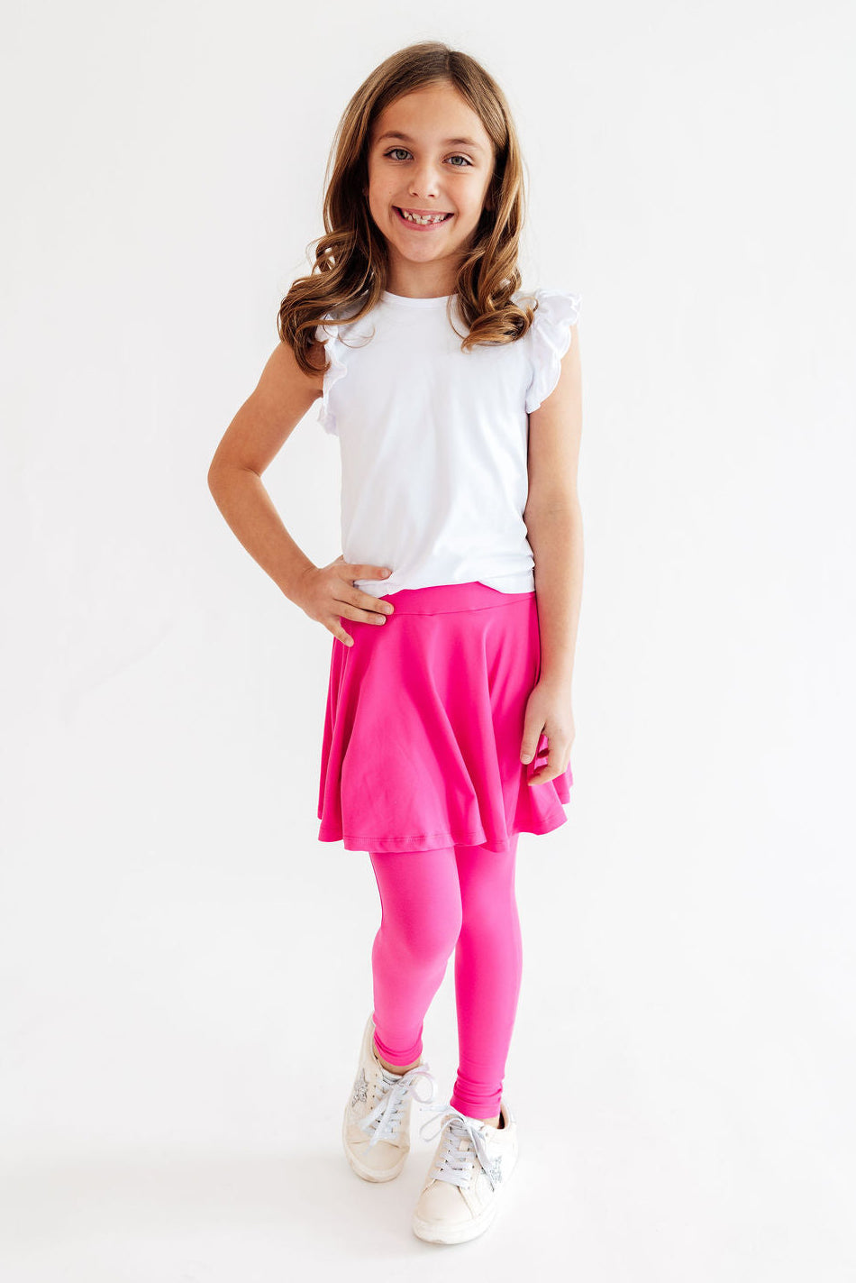 Hot Pink Twirl Skegging - Bexa Boutique