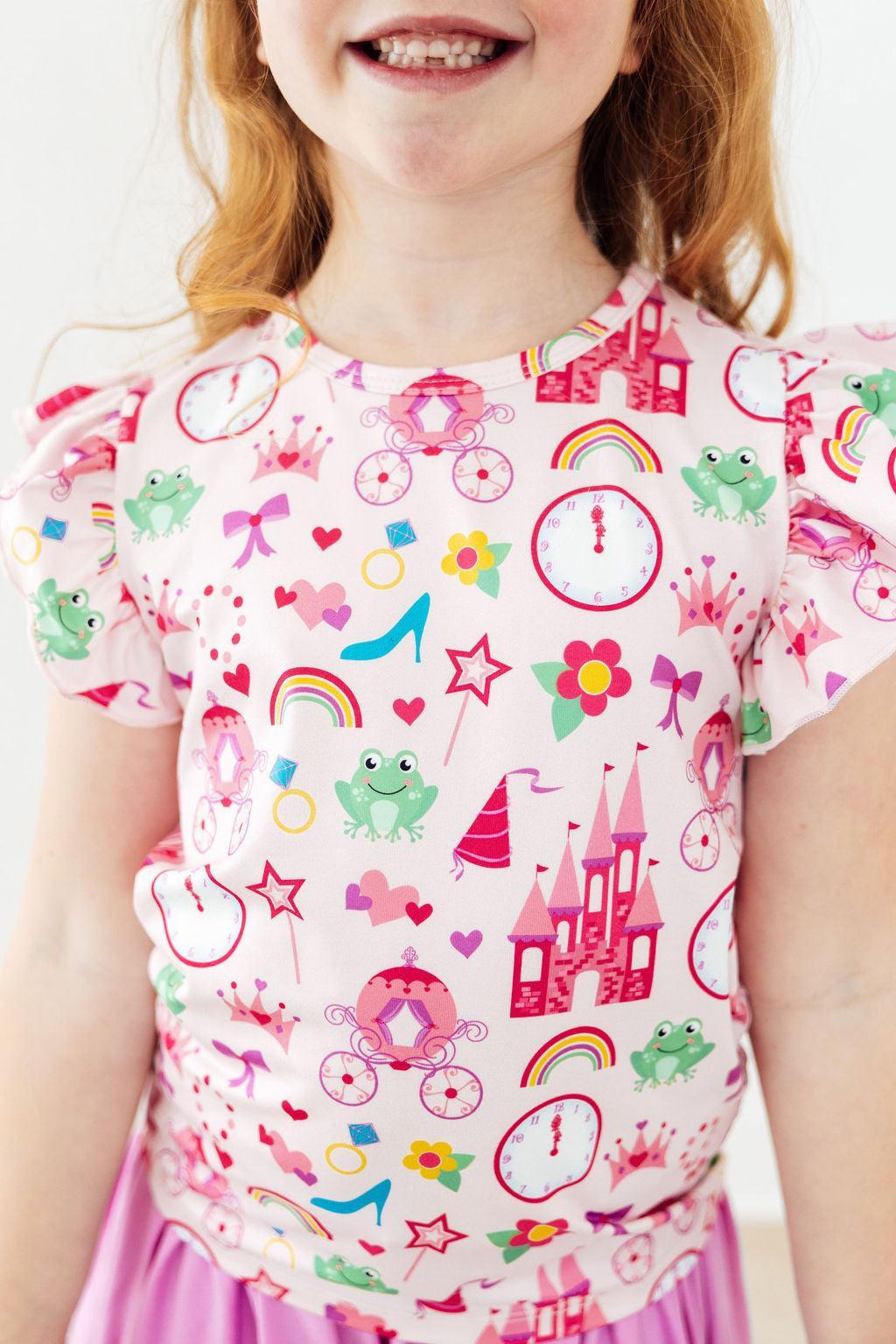 Princess & the Froggie S/S Ruffle Tee - Bexa Boutique