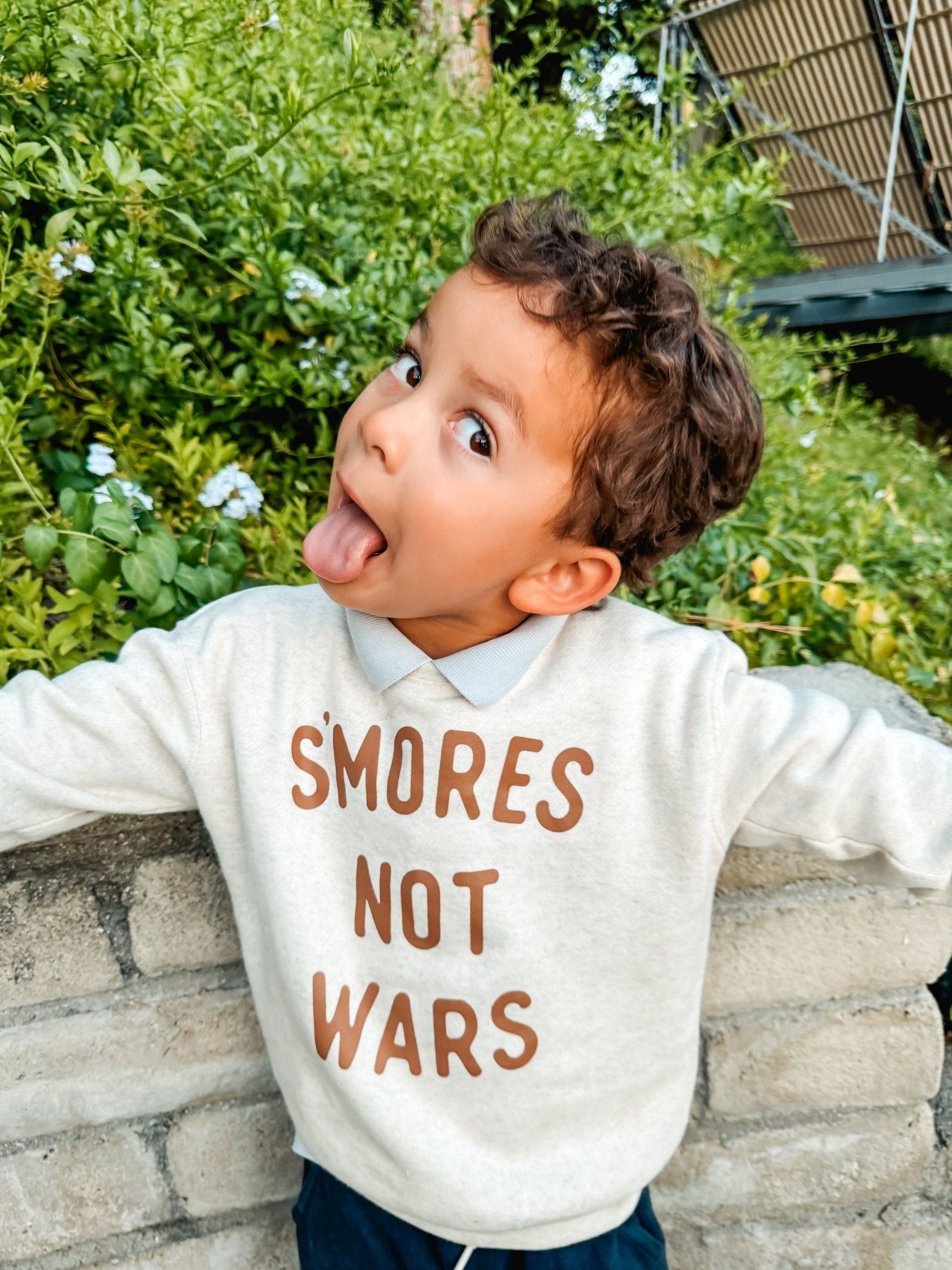 Natural Smores Not Wars Sweatshirt - Bexa Boutique