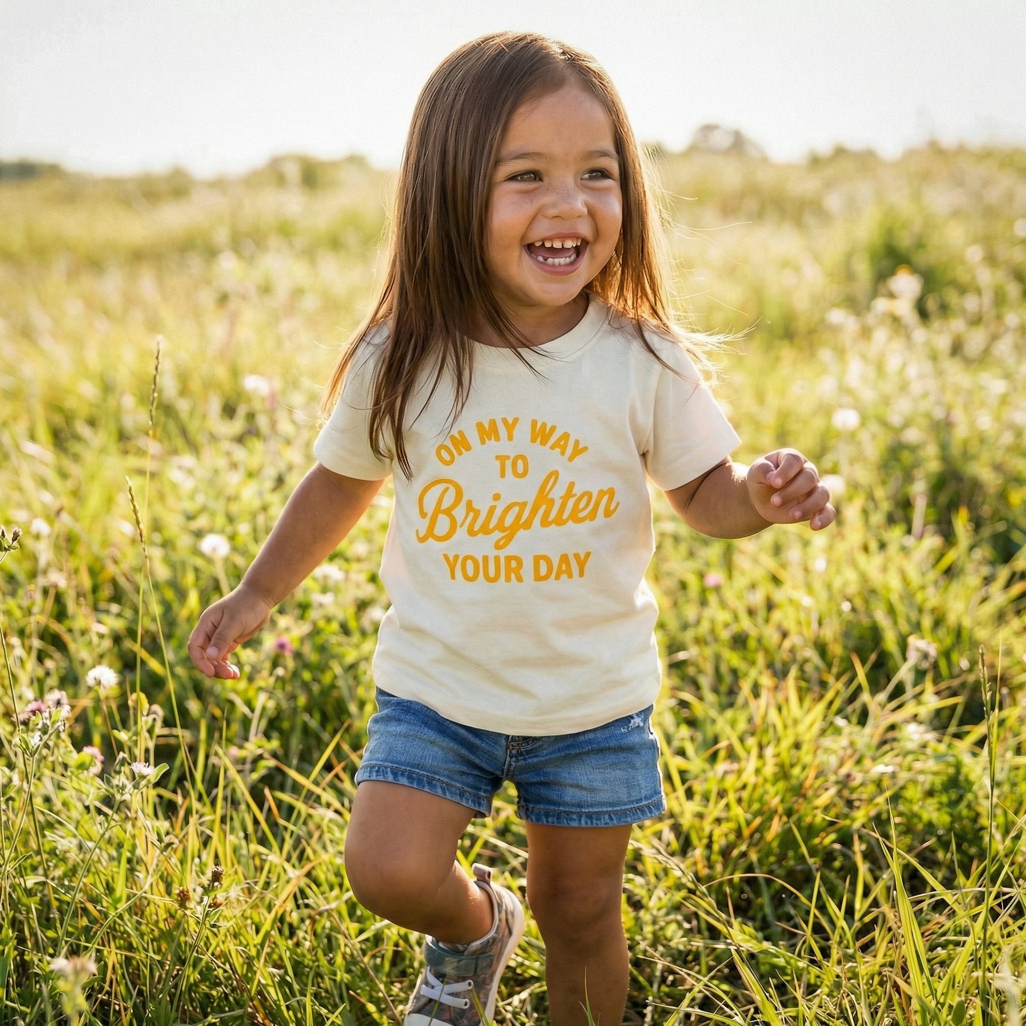 On My Way To Brighten Your Day - T-shirt for Kids - Bexa Boutique