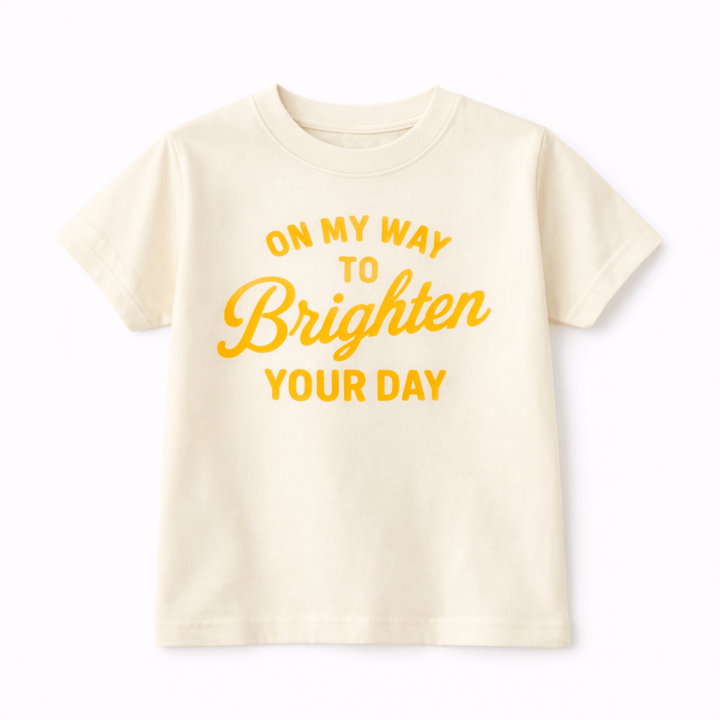 On My Way To Brighten Your Day - T-shirt for Kids - Bexa Boutique