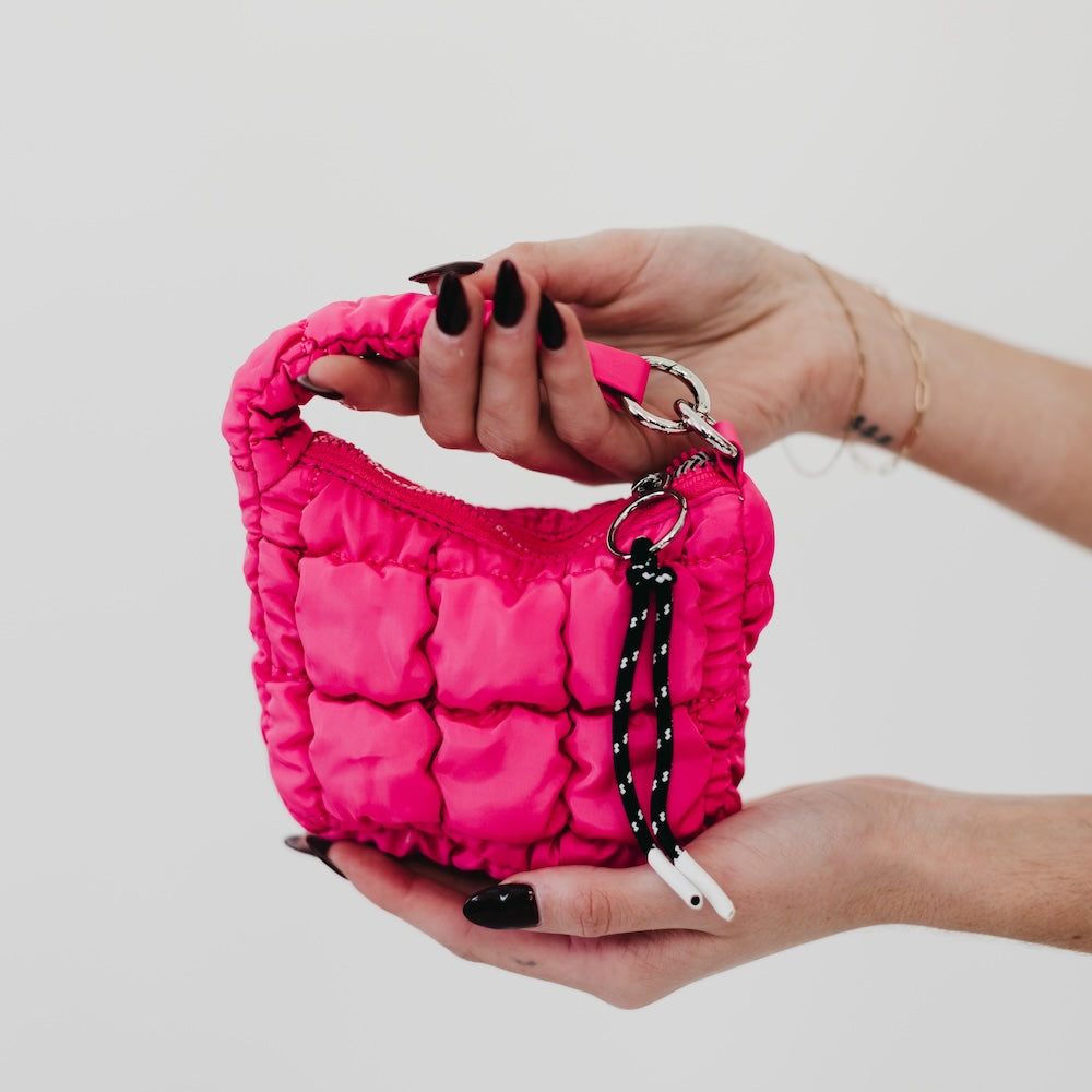 Rylyn Mini Puffer Bag Charm - Emerald - Bexa Boutique
