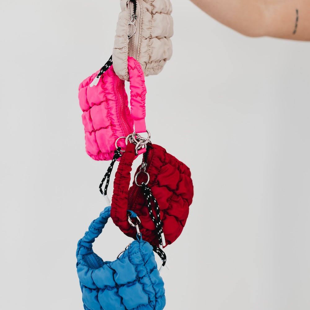Rylyn Mini Puffer Bag Charm - Emerald - Bexa Boutique