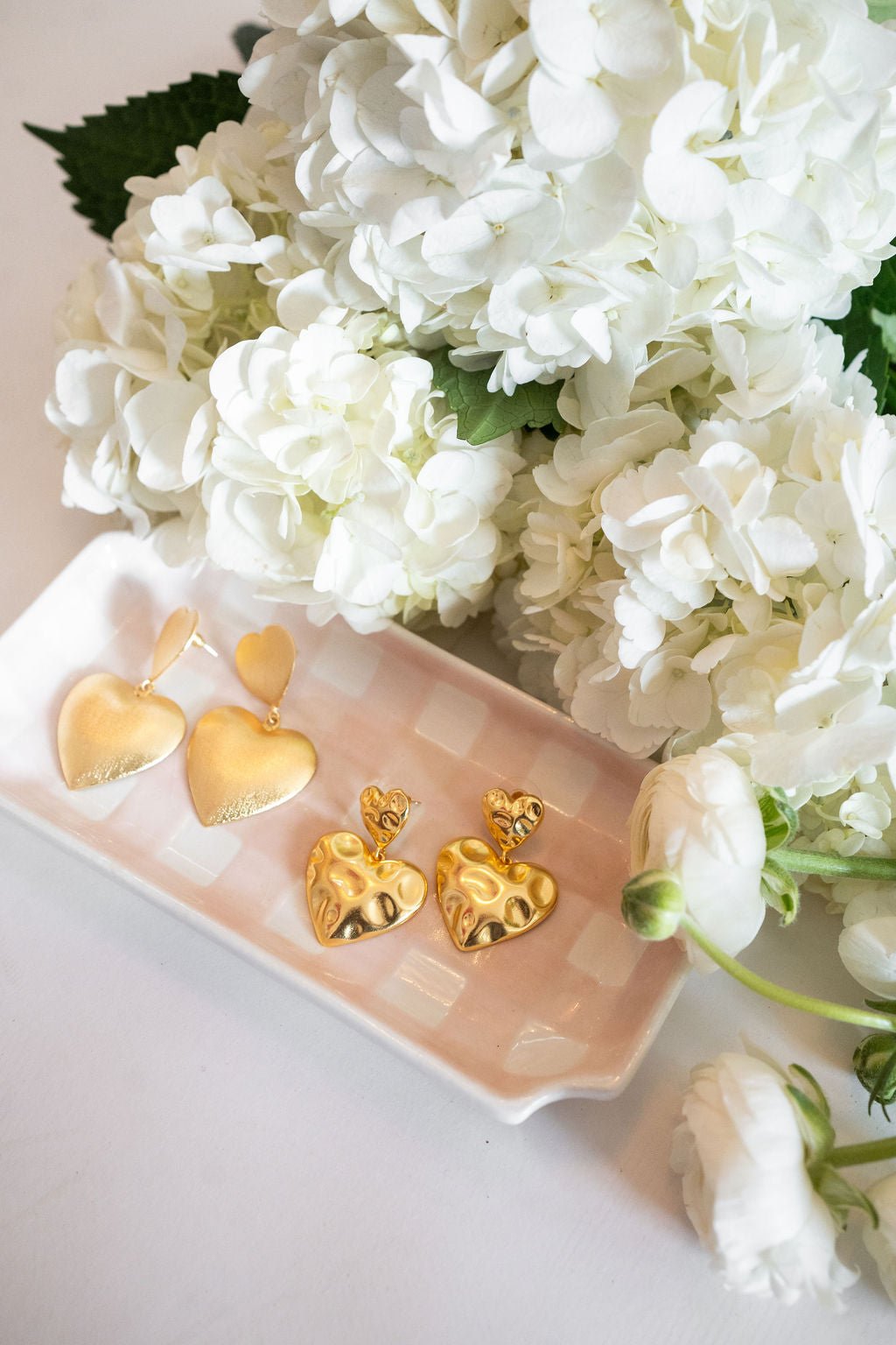 Scout - Brushed Gold Heart Earring- 18k Gold Plated - Bexa Boutique