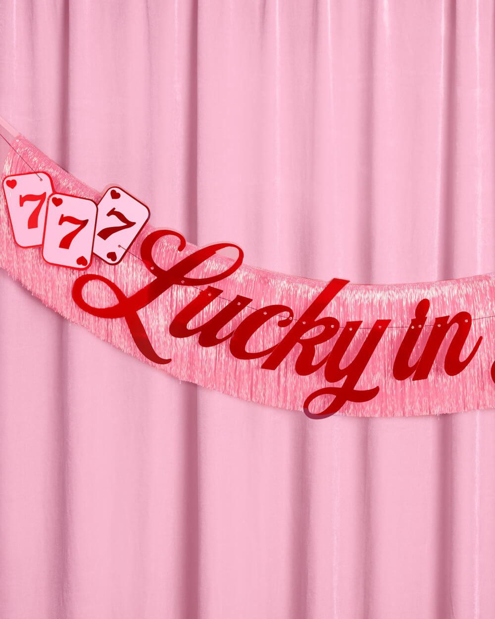 Lucky in Love Banner - two piece banner - Bexa Boutique