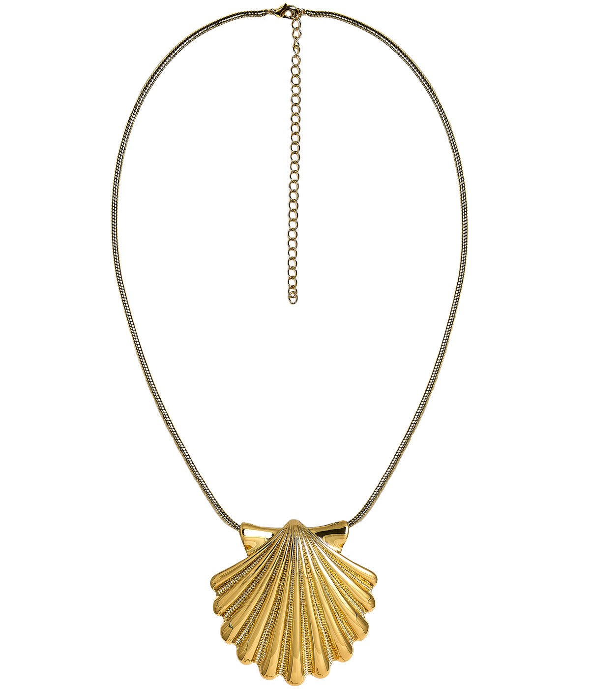 Sophie Scallop Shell Necklace - 18k Gold Plated - Teggy French Collection - Bexa Boutique