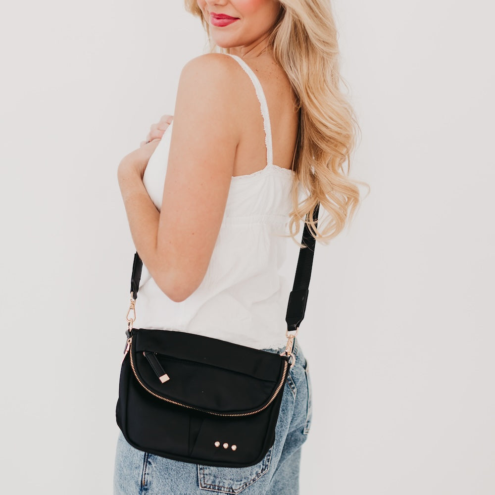 Tilly Crossbody Bag - Rose Pink - Bexa Boutique