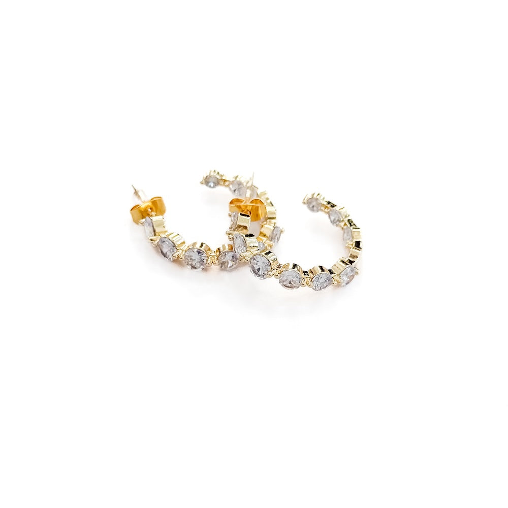 Darling Delight Hoop Earrings - WATERPROOF - Bexa Boutique