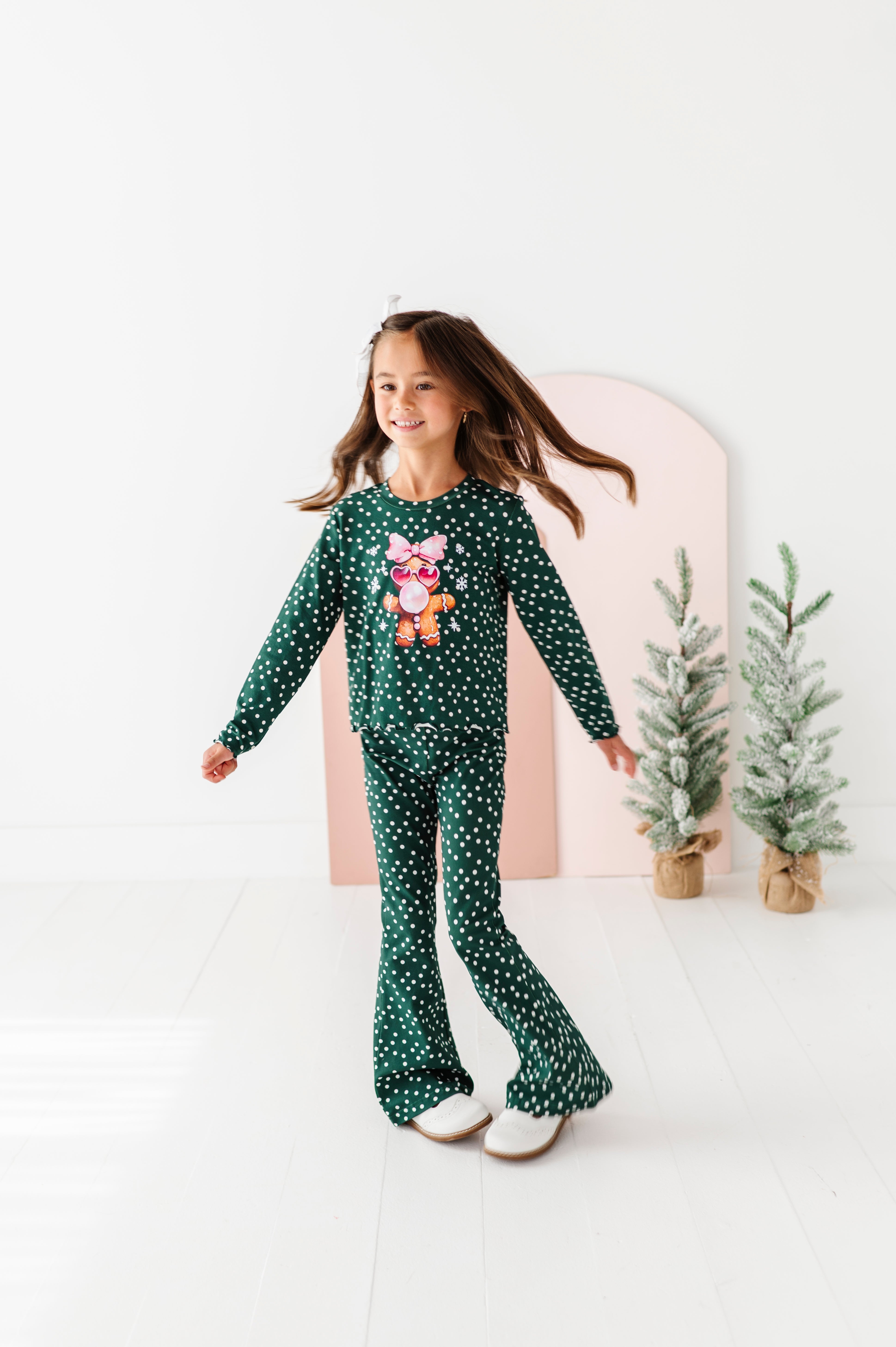 Bubblegum Gingerbread Top| Bamboo Long Sleeve