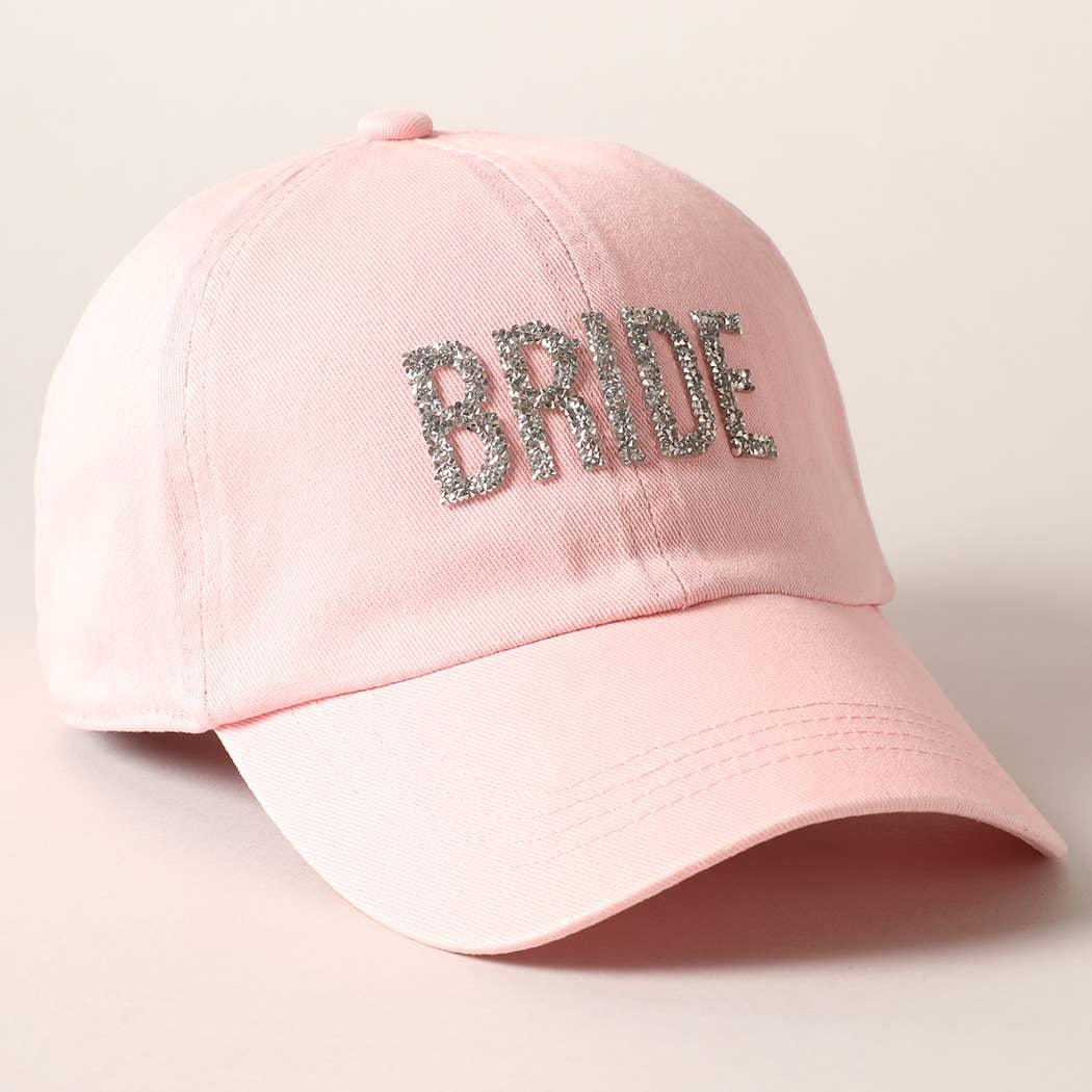 Bride Glitter Letter Patch Baseball Cap