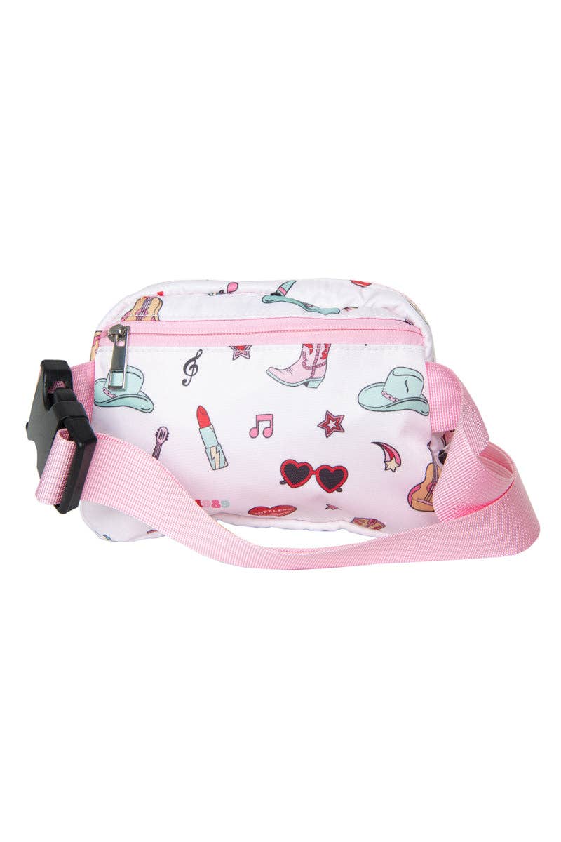 Music Girl Icons Belt Bag Fanny Pack